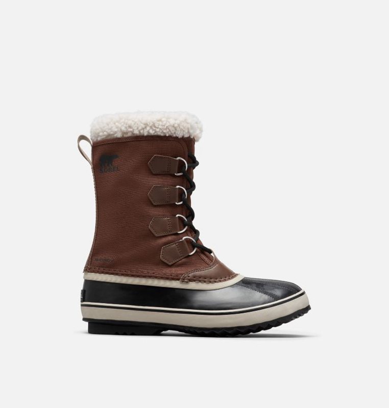 Mens Snow Boots Brown/Black - Sorel 1964 Pac™ Nylon - 238-ZILVPN